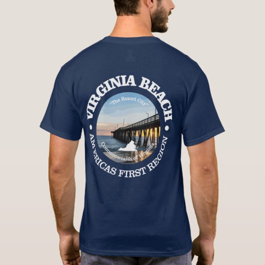 Virginia Beach (C) Tシャツ (裏面)