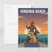 Virginia Beach Travel ポストカード (正面/裏面)