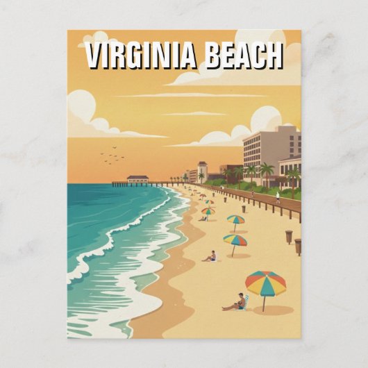 Virginia Beach Travel ポストカード (正面)