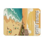 Virginia Beach Travel マグネット (横)