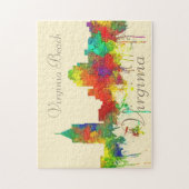 Virginia Beach ViginiaのスカイラインSG ジグソーパズル (縦)