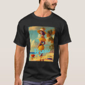 Virginia Beach Virginia Parasdise Beautiful Tシャツ (正面)
