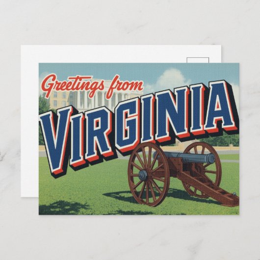 Virginia Cannon History Capitol ポストカード (正面/裏面)