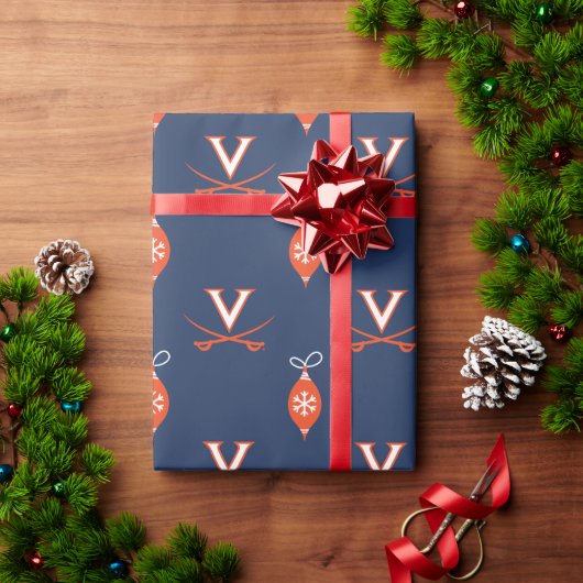 Virginia Cavaliers | ホリデー ラッピングペーパー (クリスマスギフト)