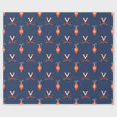 Virginia Cavaliers | ホリデー ラッピングペーパー (フラット)