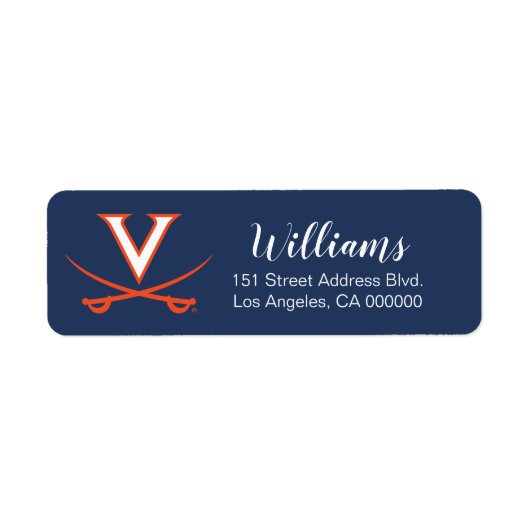 Virginia Cavaliers | ホリデー ラベル (正面)