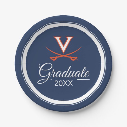 Virginia Cavaliers | 卒業 ペーパープレート (正面)