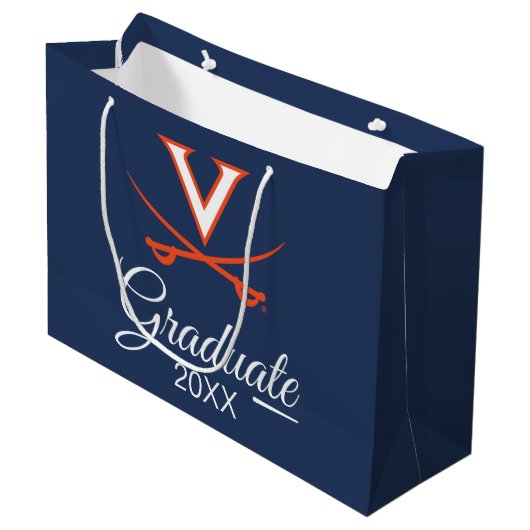 Virginia Cavaliers | 卒業 ラージペーパーバッグ (正面アングル)
