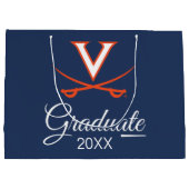 Virginia Cavaliers | 卒業 ラージペーパーバッグ (裏面)