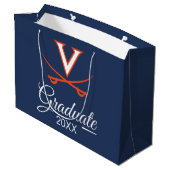 Virginia Cavaliers | 卒業 ラージペーパーバッグ (裏面アングル)