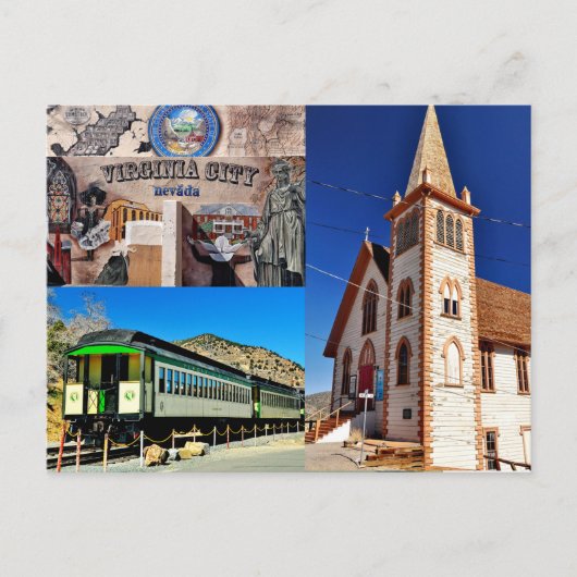 Virginia City, Nevada Postcard ポストカード (正面)
