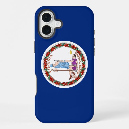 Virginia Commonwealth / State flag iPhoneケース (裏面)