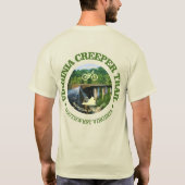 Virginia Creeper Trail (Cycling C)) Tシャツ (裏面)
