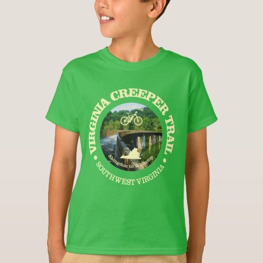 Virginia Creeper Trail (Cycling C)) Tシャツ (正面)