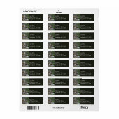 Virginia Falls II at Glacier National Park ラベル (フルシート)