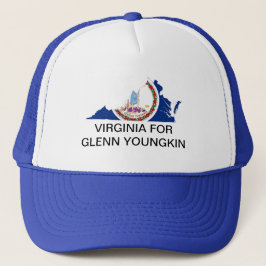 Virginia for GLENN YOUNGKIN GOVERNOR Trucker Hat キャップ