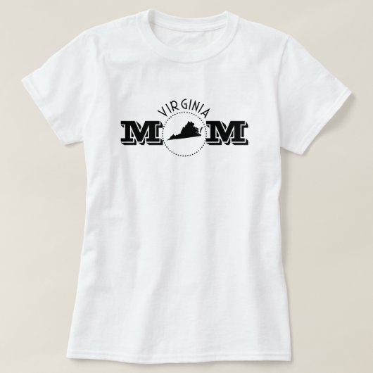 Virginia Mom  Tシャツ (デザイン正面)