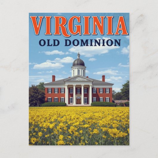 Virginia Old Dominion ポストカード (正面)