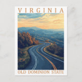 Virginia Old Dominion State USA Travel Place ポストカード (正面)
