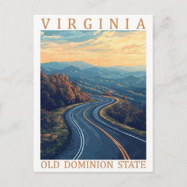 Virginia Old Dominion State USA Travel Place ポストカード