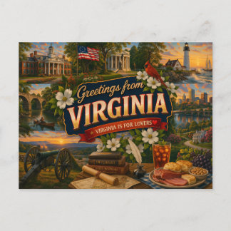 Virginia Postcard ポストカード