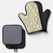 Virginia Rustic Potholder Set  鍋つかみ&鍋敷きセット (正面/裏面)