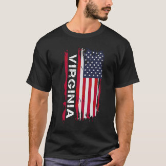 Virginia Usa Virginia Black Small Tシャツ
