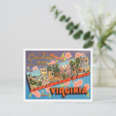 Virginia Vintage Travel,ウィンチェスターからの挨拶 ポストカード (スタンド正面)