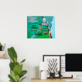 Virginia West Virginia USA ポスター (ホームオフィス)