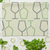Virginia Wine Glass Kitchen Towels キッチンタオル (折り畳み)