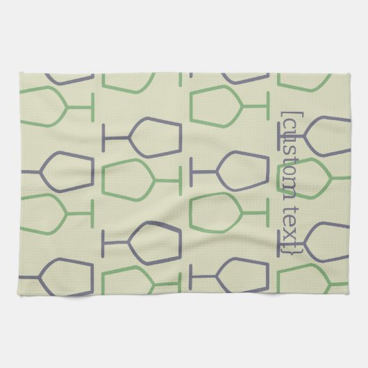 Virginia Wine Glass Kitchen Towels キッチンタオル (横)