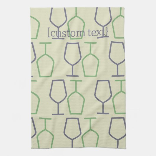 Virginia Wine Glass Kitchen Towels キッチンタオル (縦)