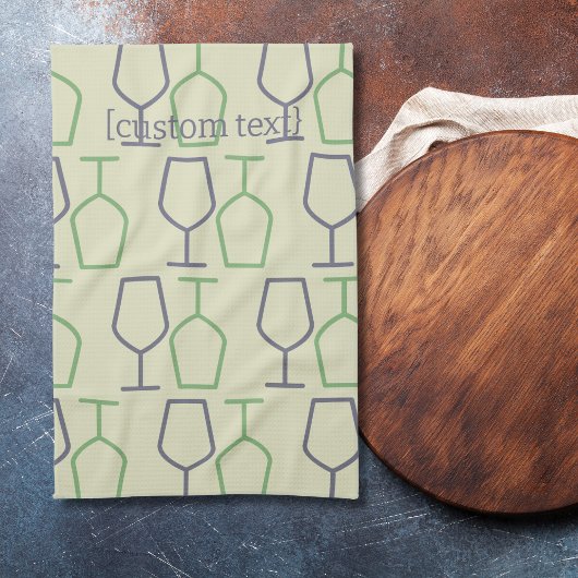 Virginia Wine Glass Kitchen Towels キッチンタオル
