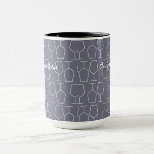 Virginia Wine Lover Mug | Uncork & Relax マグカップ (中央)