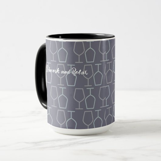 Virginia Wine Lover Mug | Uncork & Relax マグカップ (正面左)