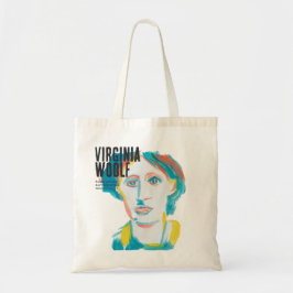 Virginia Woolf Portrait custom text | Booklovers トートバッグ