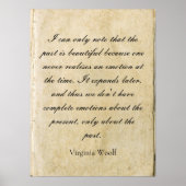 Virginia Woolf quote poster ポスター (正面)