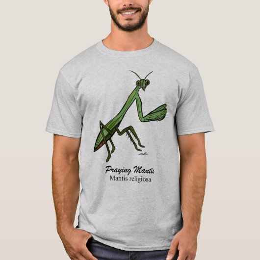 Virginia Wright祈's Mantis, Insect Graphic Tシャツ (正面)