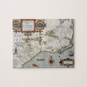 「Virginiae項目とよばれるノースカロライナとFloridae ジグソーパズル (横)