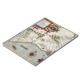 「Virginiae項目とよばれるノースカロライナとFloridae ノートブック