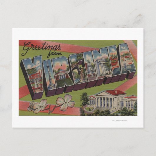 VirginiaLarge Letter Scenesバージニア2 ポストカード (正面)