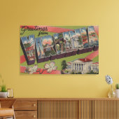 VirginiaLarge Letter Scenesバージニア5 キャンバスプリント (インサイチュ (リビング))