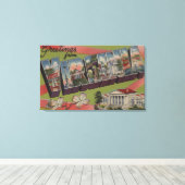 VirginiaLarge Letter Scenesバージニア5 キャンバスプリント (インサイチュ (ウッドフロア))