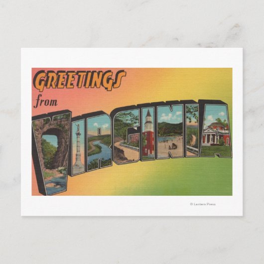 VirginiaLarge Letter ScenesVirginia ポストカード (正面)