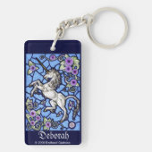 Virginsnoweキーチェーンアクリル長方形 キーホルダー (裏面)