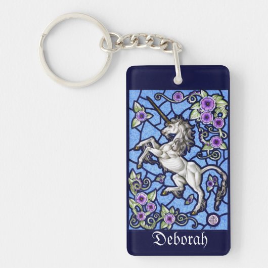 Virginsnoweキーチェーンアクリル長方形 キーホルダー (正面)