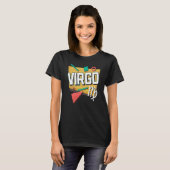 Virgo 90s Horoscope Zodiac Sign Astrology Tシャツ (正面フル)