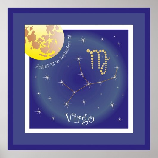 Virgo August 23 to September 23 Poster ポスター (正面)