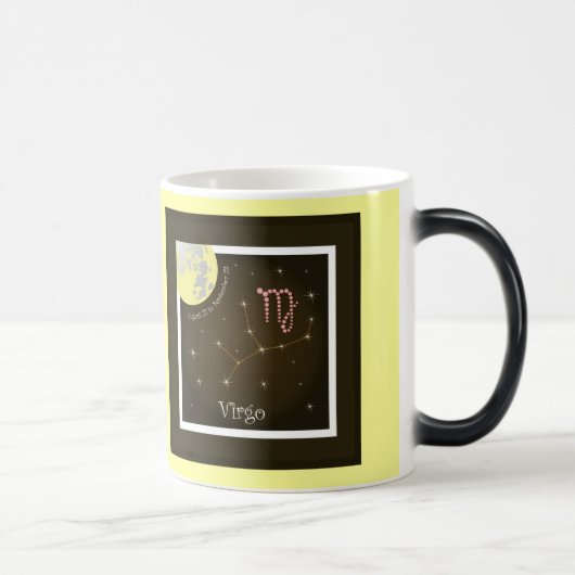 Virgo August 23 to September 23 Tasse モーフィングマグカップ (右)