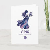 Virgo Birthday Card シーズンカード (正面)